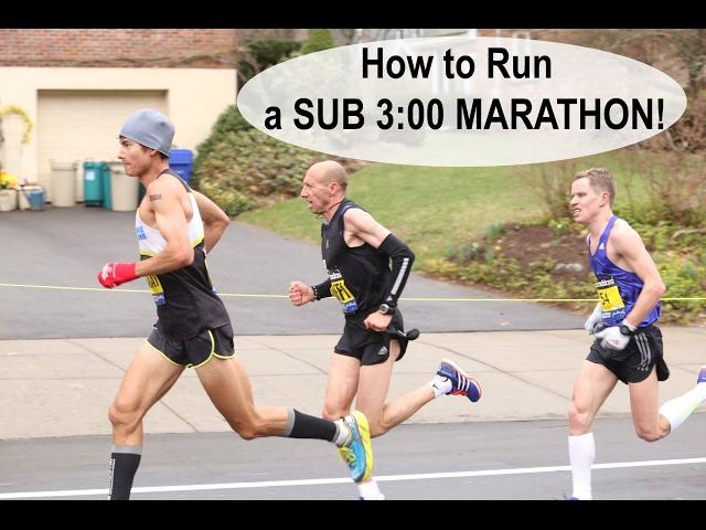 HOW TO RUN A SUB 3 HOUR MARATHON! | Sage Running Training Tips and Workouts