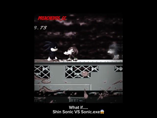 Shin Sonic Vs Sonic.exe #edit #anime #sonicexe #shinsonic #wisedit #horror #short #edits #sonic2