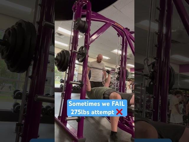 Wasn’t my day. Every fail makes me want it more  #fitnessmotivation #benchpress #roadto300lbs