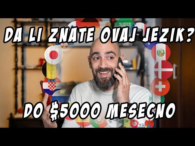 $5000 MESECNO AKO GOVORITE NEKI OD OVIH JEZIKA