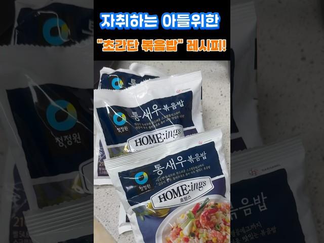 자취하는 아들위한 초간단 볶음밥레시피 #워킹맘일상 #자취생집밥 #koreafood #볶음밥만들기 #청정원통새우볶음밥#hungary