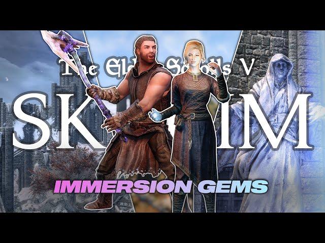 17 Hidden Gem Skyrim IMMERSION Mods!