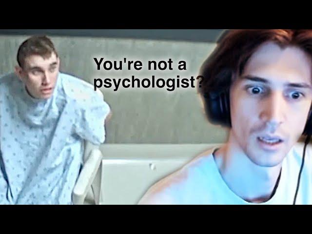 xQc Reacts to What pretending to be crazy looks like (JCS - Criminal Psychology)