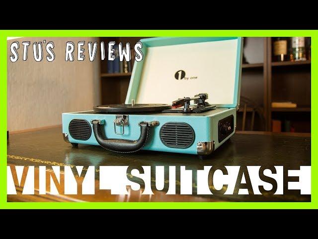 Vinyl Player in a Suitcase | 1byOne Portable Record Player | Review