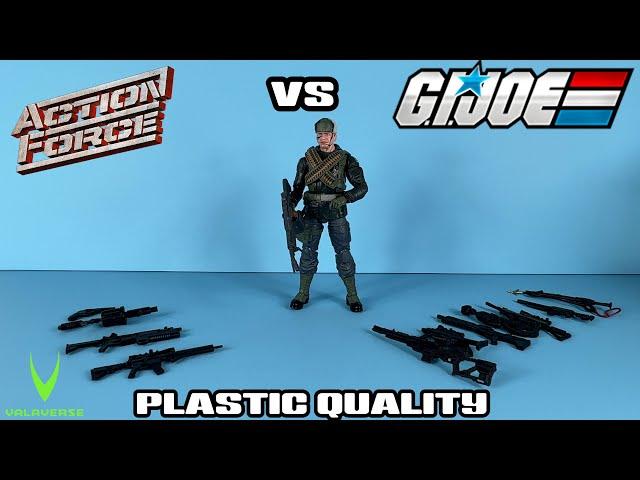 Valaverse Action Force vs. G.I. Joe Classified : Plastic Quality Comparison Discussion