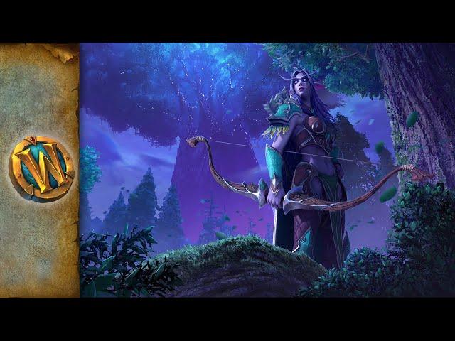 World of Warcraft Night Elf Music & Ambience | WOW Elven Lore Relaxing Soundscape Theme Meditation