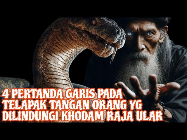 UCAPANNYA BERBISA DAN SANGAT MEMATIKAN‼️_4 TANDA GARIS TANGAN ORANG YANG PUNYA KHODAM RAJA ULAR