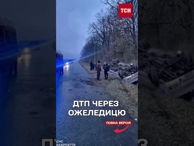 На Закарпатті автобус злетів у кювет: 9 пасажирів постраждали