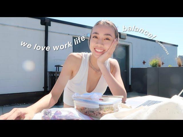 a work life balance vlog :')