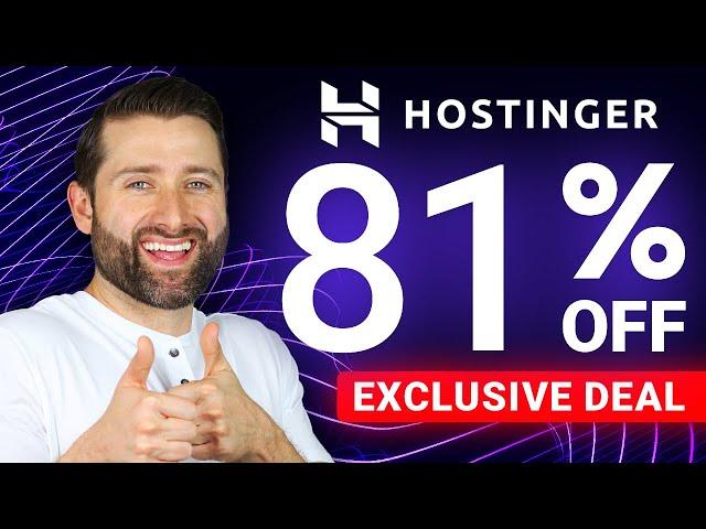 Hostinger coupon code | Get the BEST web hosting deal NOW