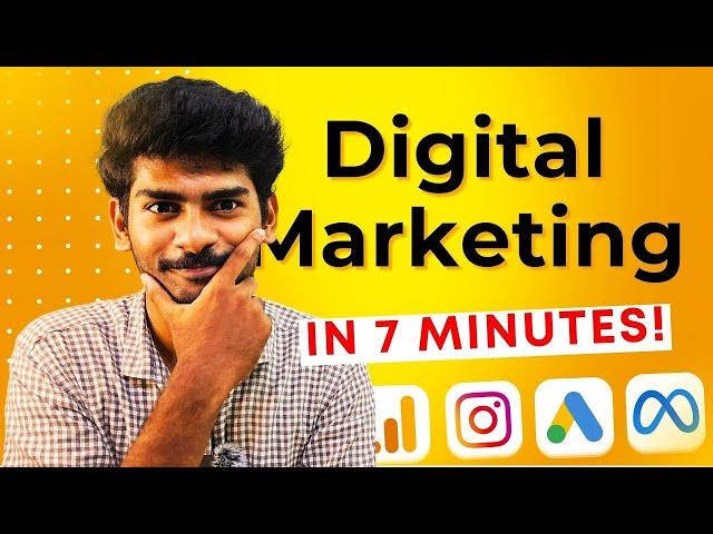 Digital Marketing in 7 minutes For Beginners | Tamil