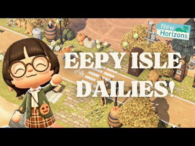 Eepy Isle Dailies!  | 30(+) Days of Animal Crossing New Horizons