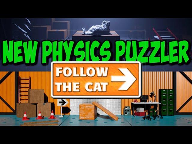 New Physics Puzzler! Follow The Cat - Quick Review & Gameplay