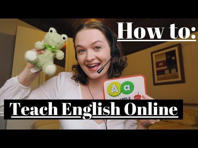 HOW TO BECOME AN ONLINE ENGLISH TEACHER