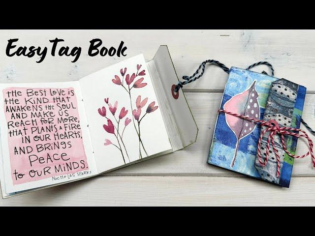 Easy Shipping Tag Watercolor Book