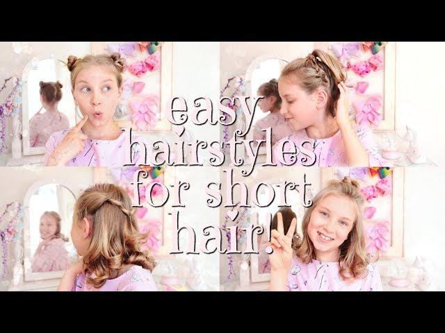 I DONATED MY HAIR!  EASY HAIRSTYLES FOR SHORT HAIR! | Coco's World