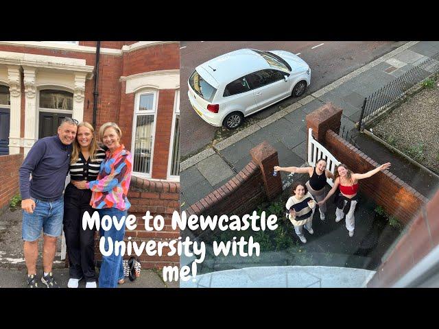 MOVE TO NEWCASTLE UNIVERSITY WITH ME || Student House Jesmond || Final Year!!