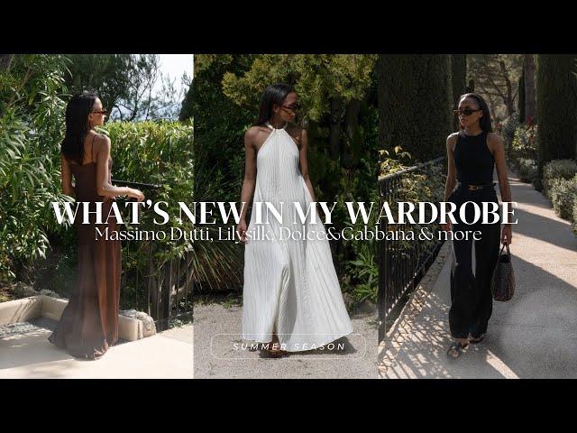 WHAT'S NEW IN MY WARDROBE SUMMER | Massimo Dutti, vintage Dolce&Gabbana, Jigsaw & more