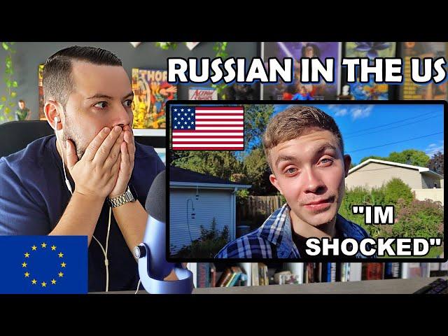 European Reacts to First Impressions of America as a Russian