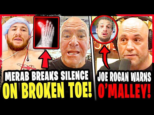 Merab Dvalishvili BREAKS SILENCE on BROKEN TOE! Joe Rogan SENDS A WARNING to Sean O'Malley! UFC 316