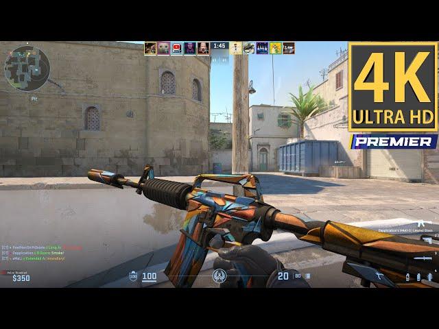 Counter Strike 2 Gameplay 4K (No Commentary) Ranked Premier #26.