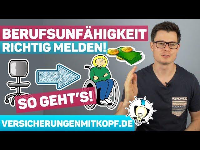 Berufsunfähigkeitsrente beantragen | wichtige Tipps