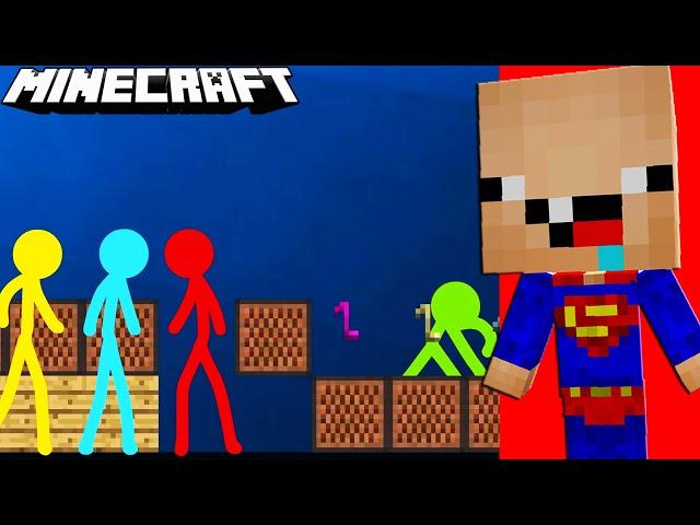 FeuerwehrDaniel REAGIERT auf COOLSTE STICK FIGHT MINECRAFT ANIMATION!