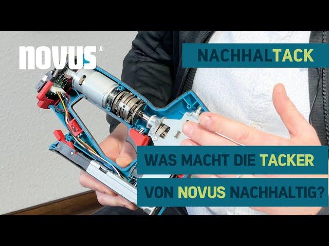 Novus Tacker Nachhaltack  Was macht die Tacker von Novus nachhaltig?