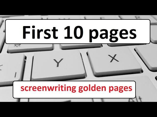 First 10 Pages - Screenplay Golden Pages - Craig D Griffiths