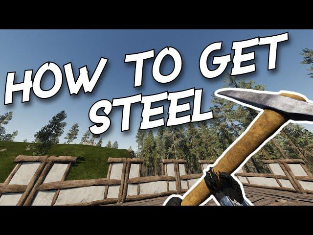 HOW TO GET STEEL on (Renown Medieval Survival Game)