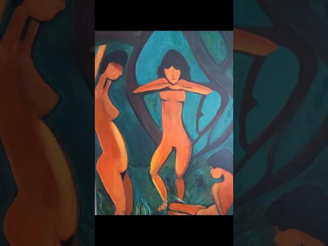 Abstract Nude Painting | by Tiffany's Street  #painting #paintartist #oilpainting #drawing