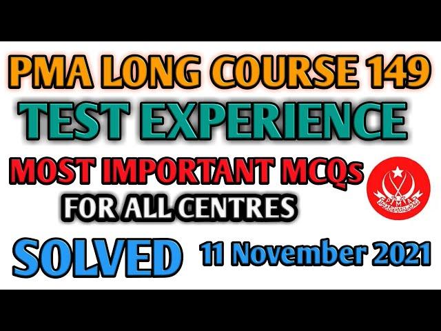 Pma initial test experience | pma 149 long course experience | Pma long course | Honoured Sir