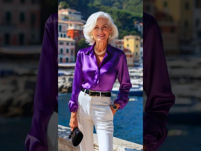 Elegant Italian Ladies with Great Style Over 60 | Mature Fashion