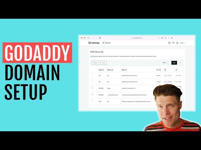 How to set up GoDaddy domain for your website (DNS + forwarding naked domain)