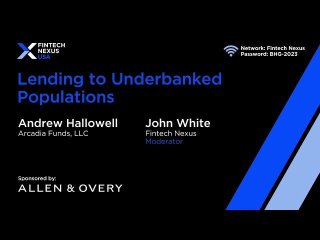 Lending to Underbanked Populations