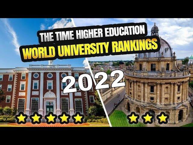 Time's Higher Education Top 50 Universities in the World 2022