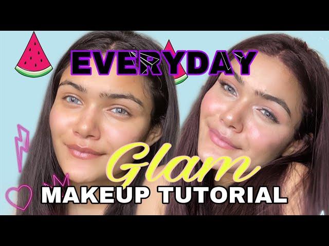 EVERYDAY GLAM MAKEUP TUTORIAL  | MAKEUP TUTORIAL FOR BEGINNERS  || RAKHI CHAUDHARY  | #2