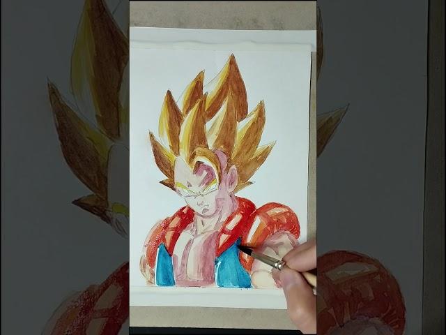 Drawing GOGETA #anime #animedrawing #goku #gokudrawing