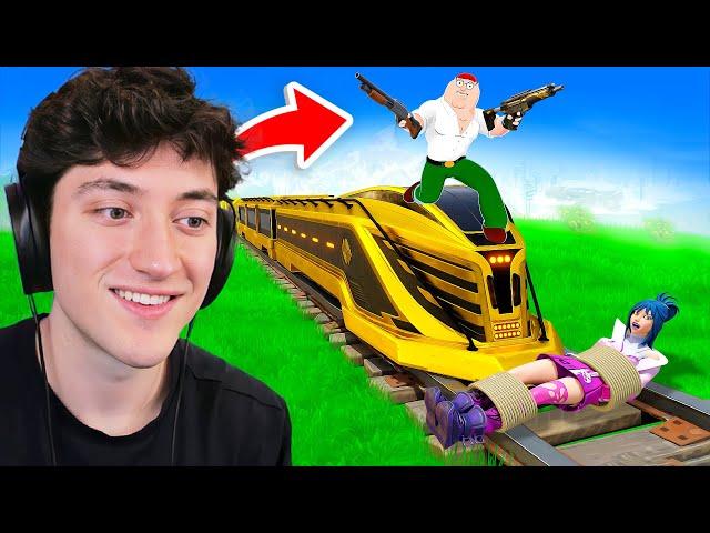 Fortnite, But Train Loot Only...