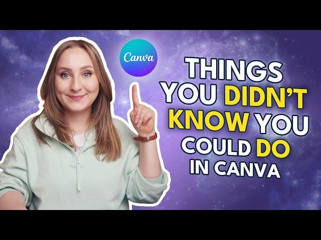 Things you didn't know you could do in Canva | Canva Tutorial