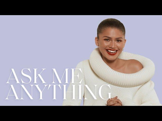 Zendaya On Her In-N-Out Order, Last Show Binged & Styling w/ Law Roach | Ask Me Anything | ELLE