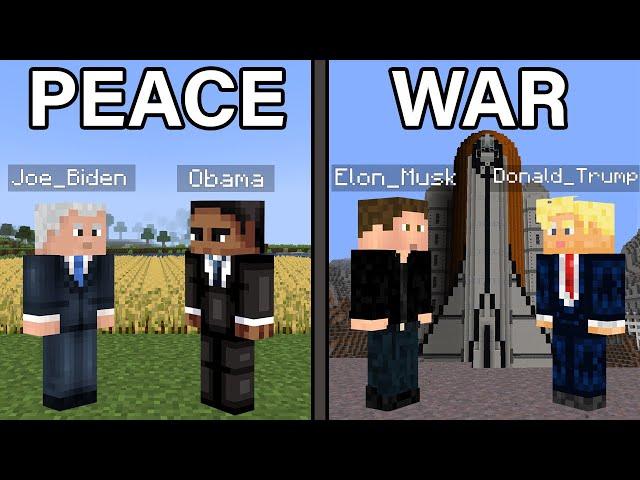 I Made Presidents Simulate Civilization in Minecraft..