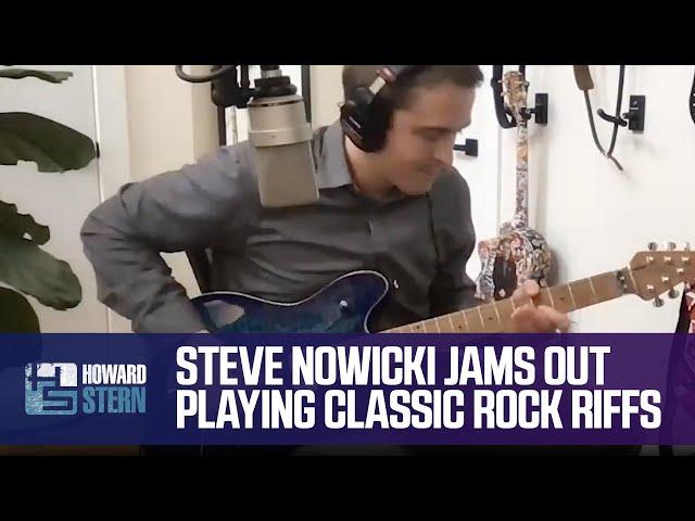 Steve Nowicki Jams Out Playing Classic Rock Guitar Riffs