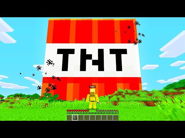 Using MODDED TNT to DESTROY Minecraft!