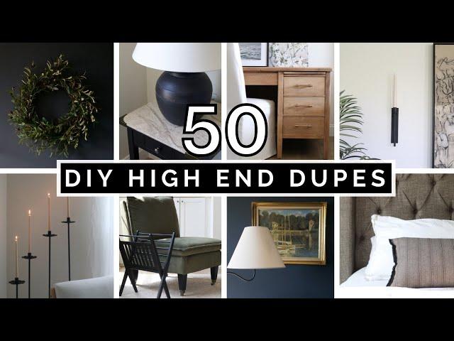 50 DIY HIGH END HOME DECOR THRIFTED DUPES