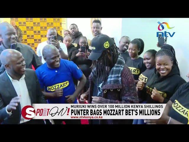 How Bob Muriuki realised he had won Mozzart Bet’s Sh109,277,917