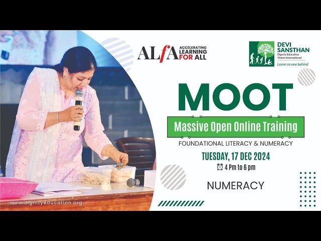 MOOT | Massive Open Online Training | NUMERACY | 17 DEC 2024