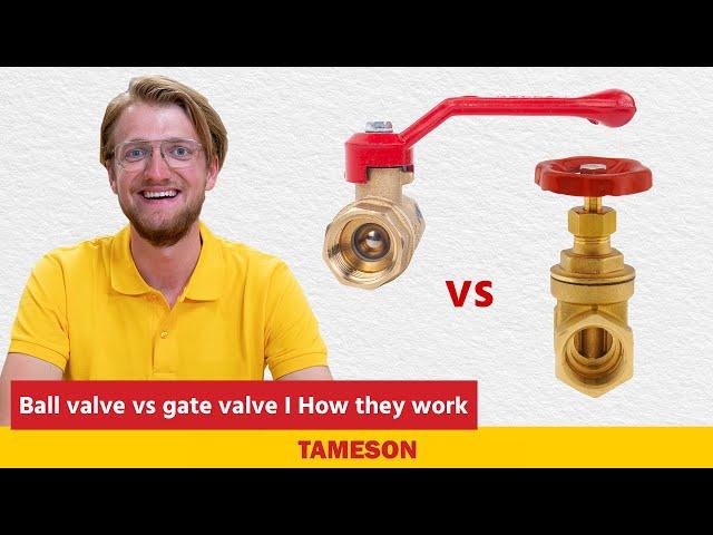 Gate valves vs ball valves: How to choose the right one I Tameson