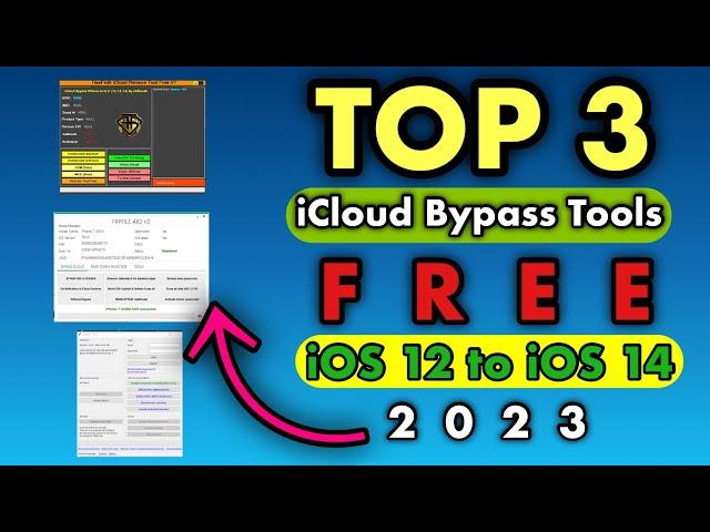 3 iCloud Bypass Tool For Windows Free 2023 | iOS 12 TO iOS 14 Best Activation Lock Bypass Tool |