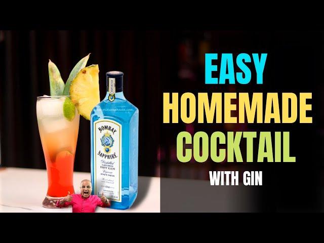 Homemade Cocktail With Gin | @Cocktailsindia | Easy Gin Cocktail | Dada Bartender | Gin | MTSR